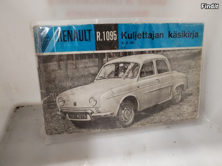 Myydään Renault R käsikirja