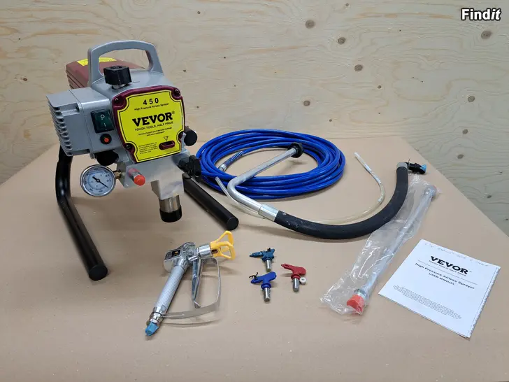 Myydään Korkeapainemaaliruisku VEVOR 1800W