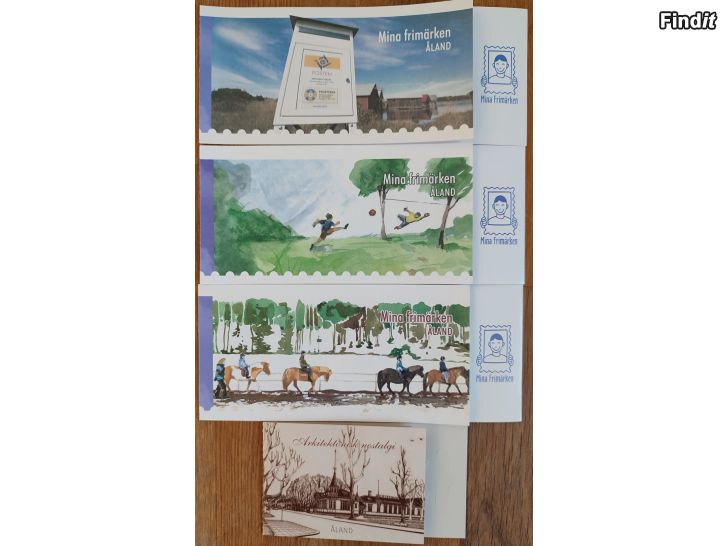 Säljes Åland postfriska frimärken utan valör fri frakt