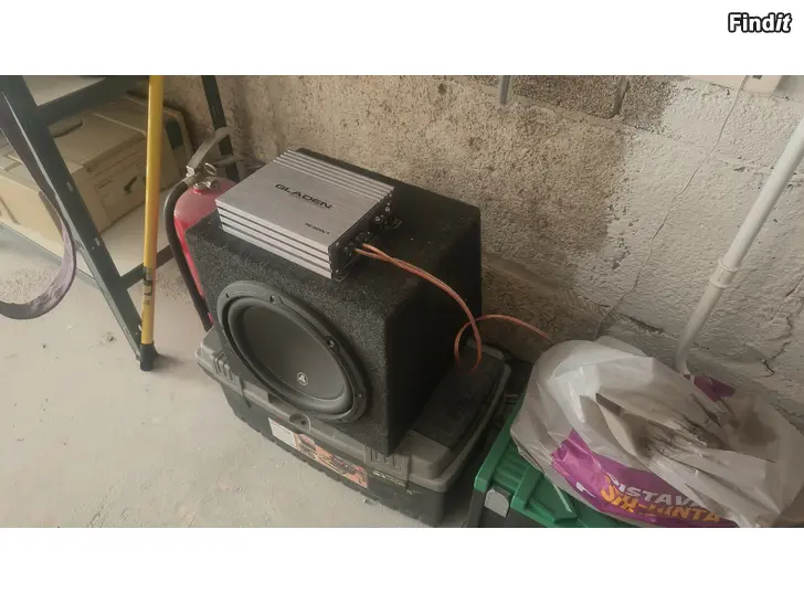 Säljes JL Audio baslåda+förstärkare