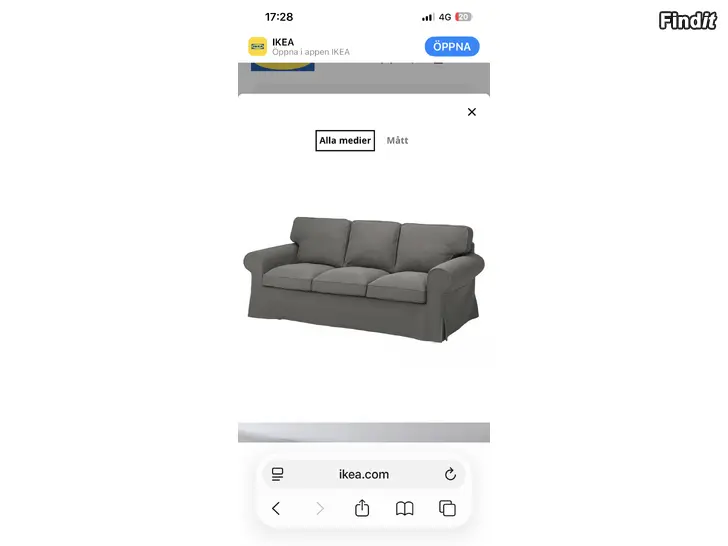 Säljes Ikea Ektorp soffa