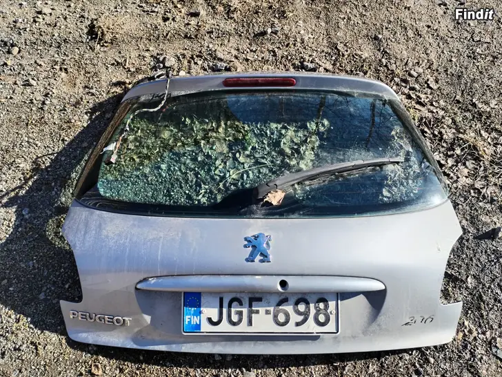 Myydään Peugeot 206 takaluukku