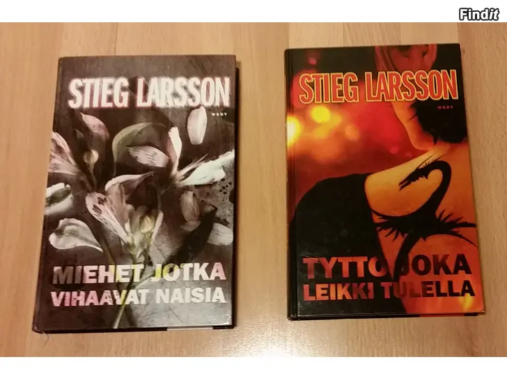 Myydään Stieg Larsson 2 romaania 5e/kpl