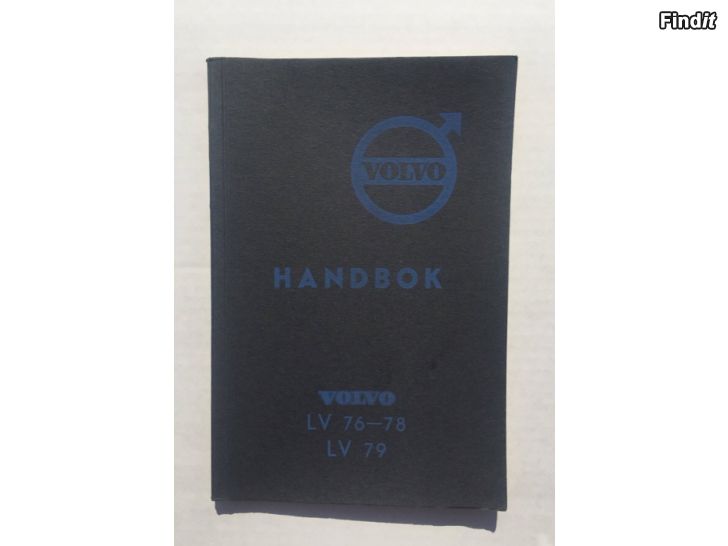 Säljes Volvo handbok LV 76-78, LV 79