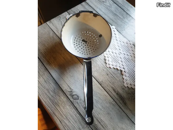 Myydään Vintage emalisiivilä sisustukseen
