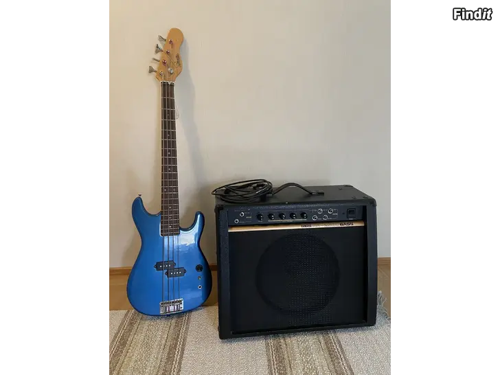 Säljes Firefox basgitarr + förstärkare