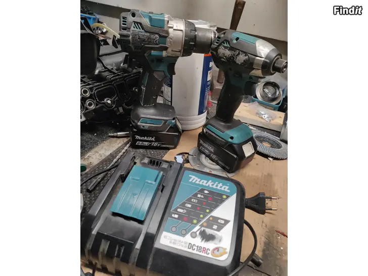 Myydään Makita 18V setti