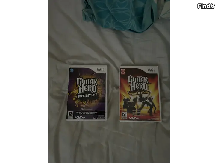 Myydään Guitar Hero Wii - Greatest Hits  World Tour - Komplett paket
