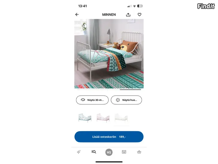 Säljes IKEA minnen säng
