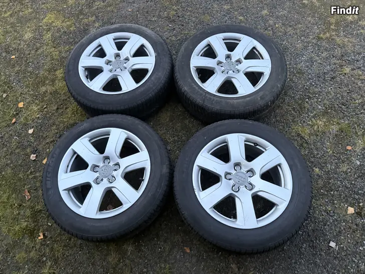 Myydään Vag 5x112 17 orginalfälgar med beg michelin sommar ringar