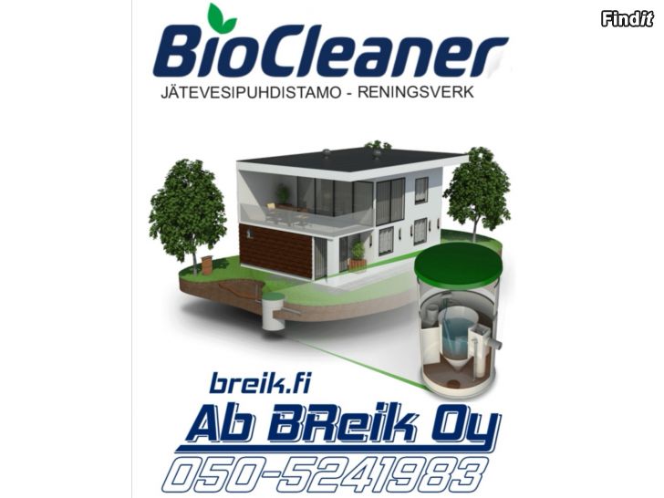 Säljes BioCleaner minireningsverk