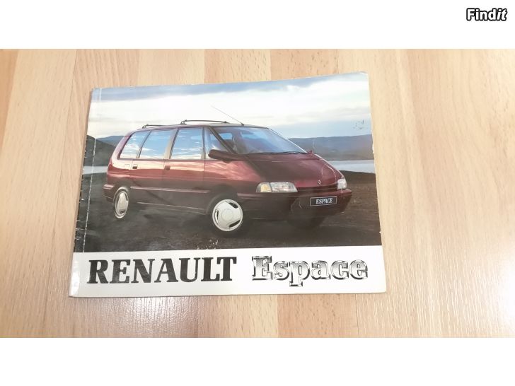 Säljes Renault Espace 1992 instruktionsbok 5e