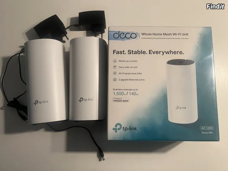 Säljes TP-Link Deco M4 WiFi mesh