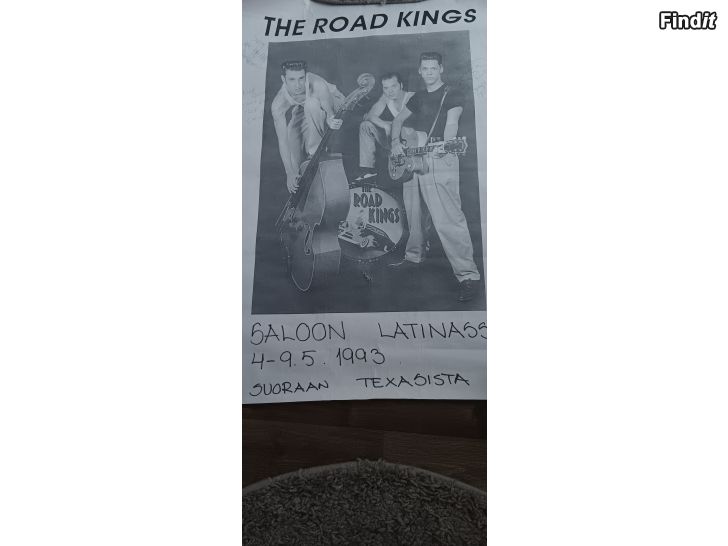 Myydään Esite The Road Kings 1993 nimikirjoituksilla