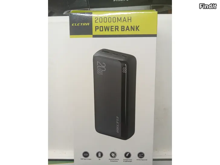 Säljes Eletra varavirtalähde ja peruslaturi, uudet, käyttämättömät