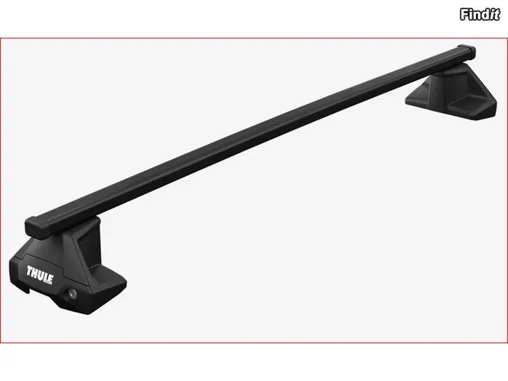 Myydään Thule SquareBar Evo kattotelineet Skokda Suberp vm. 2015-2024 hatchback autoon