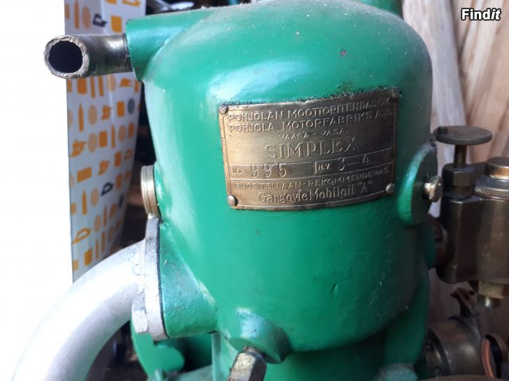 Säljes Simplex motor no. 995