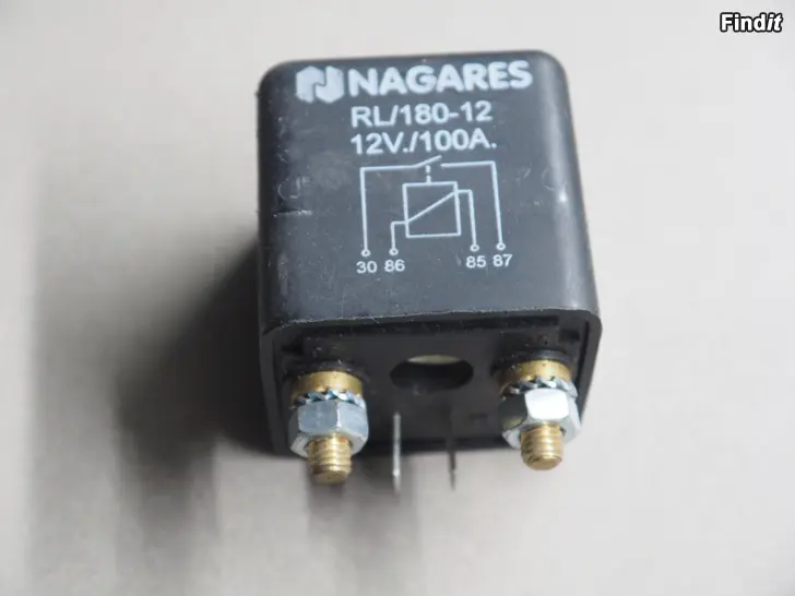 Myydään Nagares rele RL 180-12 12V 100A 18012