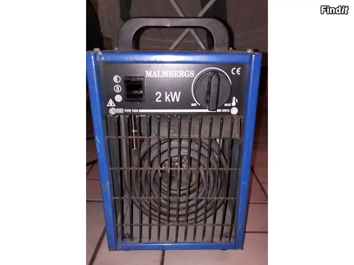 Myydään 2 kW lämpöpuhallin