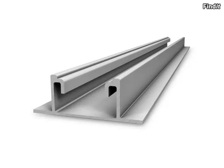 Myydään K2 Speedrail alumiinikisko 4,4m2x2,2m