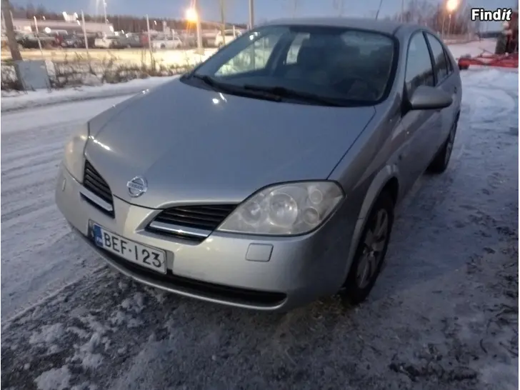 Myydään Nissan Primera 1,8 manuaali 2006