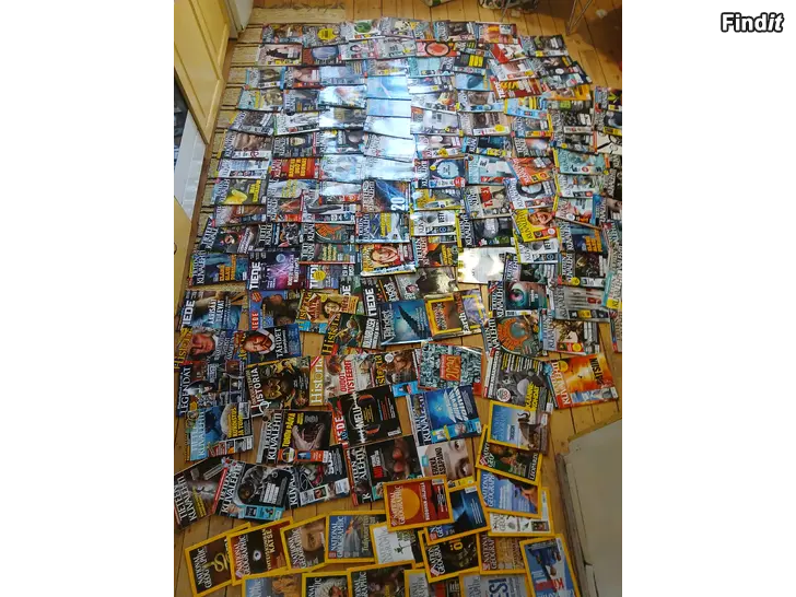 Säljes Tieteen kuvalehti 126 st och 19 national geographic samt några Historia och Tiede