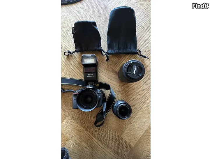 Säljes Systemkamera Nikon D5300 - paket
