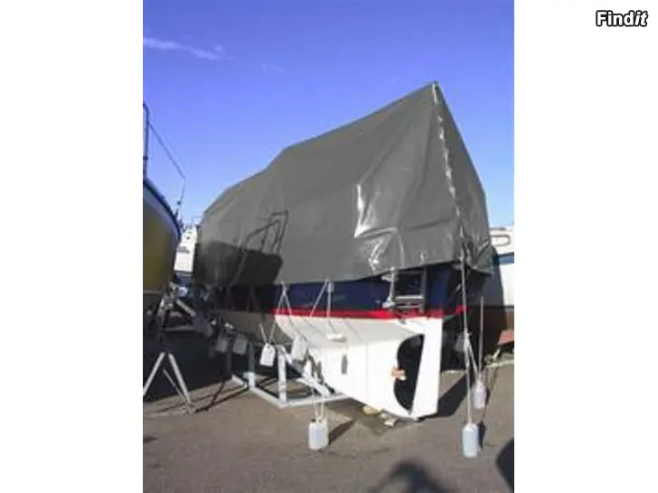 Säljes Presenning 6 x 10 m PVC 500 g/m² Grå 4111