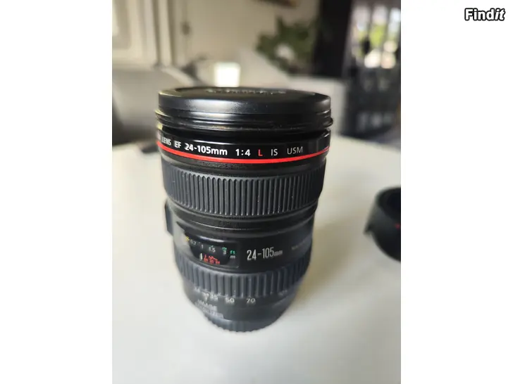 Myydään Canon EF 24-105 objektiivi