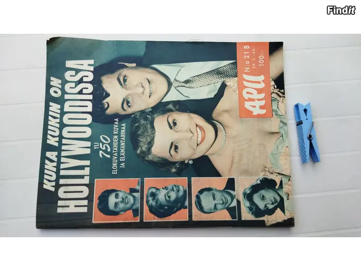 Myydään 1959 Kuka kukin on Hollywoodissa - yli 750 tarinaa