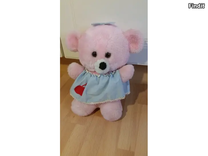 Säljes Vintage nalle korkeus noin 33cm -hinta 3e
