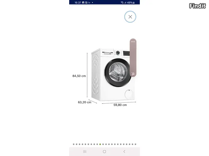 Myydään Ny Tvättmaskin Bosch serie 6 WGG254ZPSN 10kg