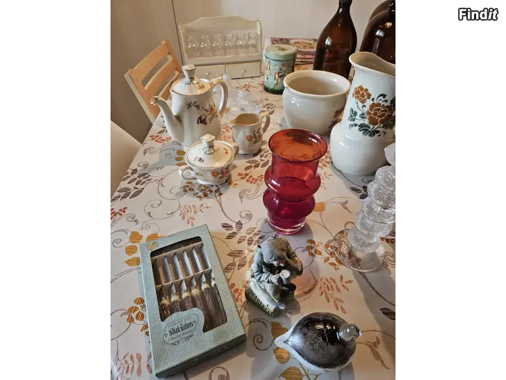 Myydään Arabiaa, Sarpanevaa, riihimäen lasi yms