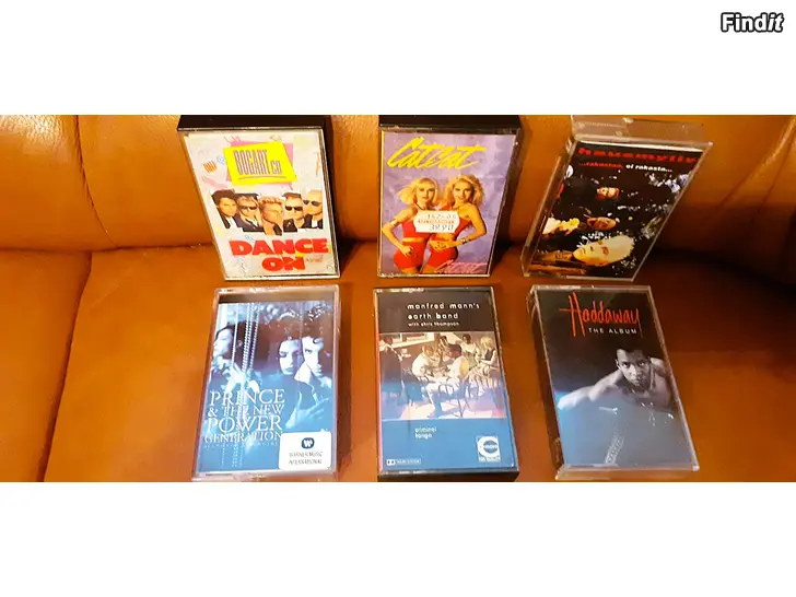 Myydään C-Kasetteja ja CD-levyjä