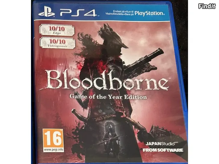 Säljes Bloodborne game of the year edition PS4