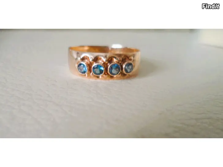 Myydään 14K Kultasormus Laine Harri koko 19 Vintage