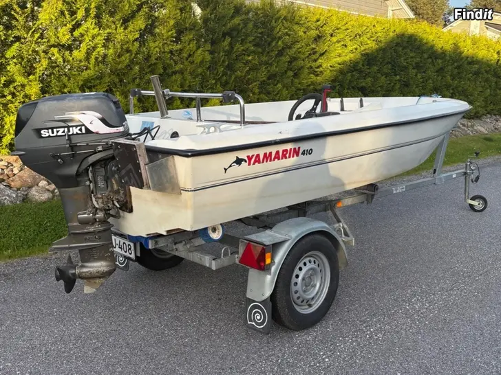 Säljes Yamarin 410 Big Fish  pulpetbåt med Suzuki DT20 20 hk + TRAILER