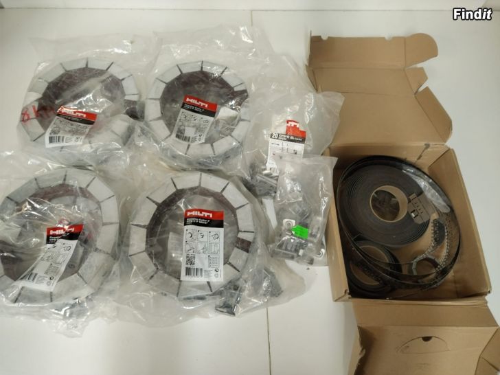 Säljes Hilti palokatkomansetit 8kpl