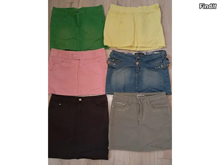 Säljes Minikjolar och shorts stl 38