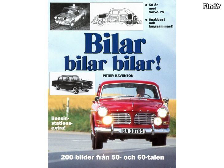 Säljes Bilar bilar bilar 200 bilder från 50- och 60-talen