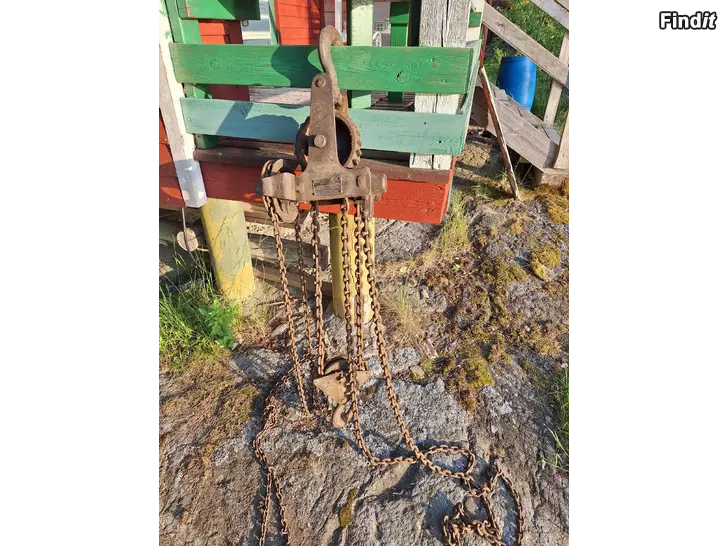 Myydään Vanha ketjutalja 1000kg