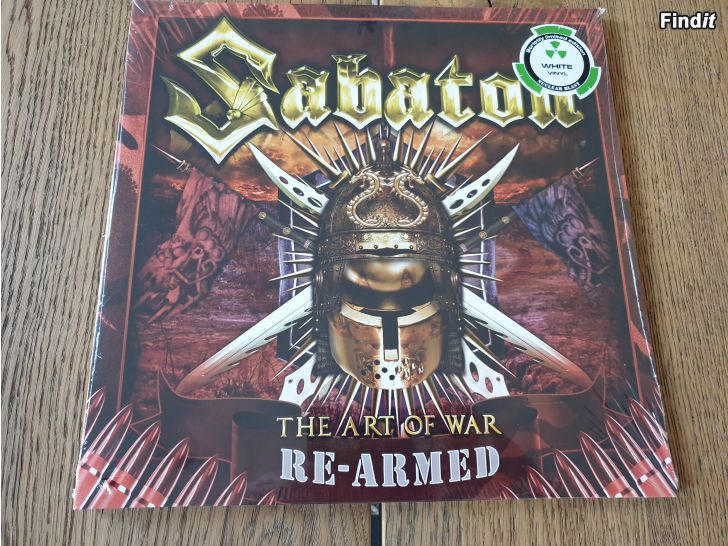 Säljes Sabaton, The Art of war Re-armed White vinyl. Vinyl 2LP