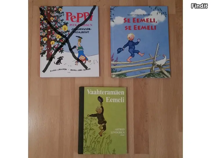 Myydään Astrid Lindgren Vaahteramäen Eemeli kirjat 2kpl