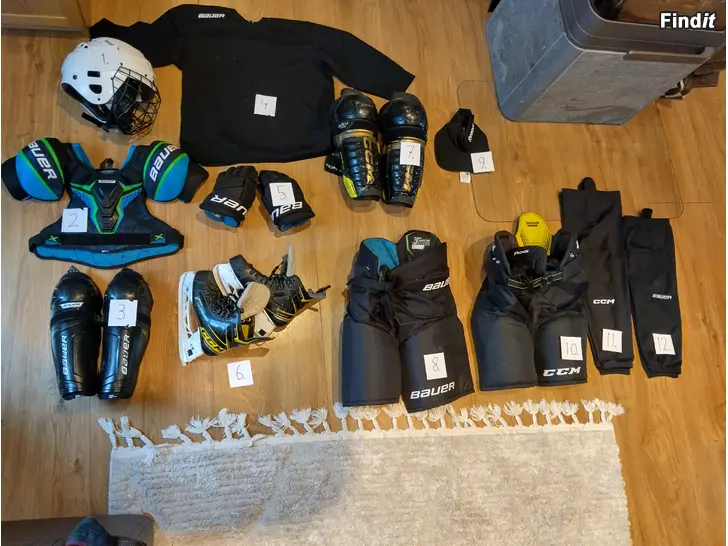 Säljes Jääkiekkosuojat lapsille / ishockeyutrustning för barn