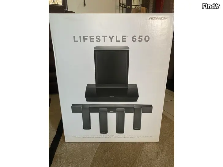 Myydään Bose Lifestyle 650 kotiviihdejärjestelmä musta - Upouusi Alkuperäinen