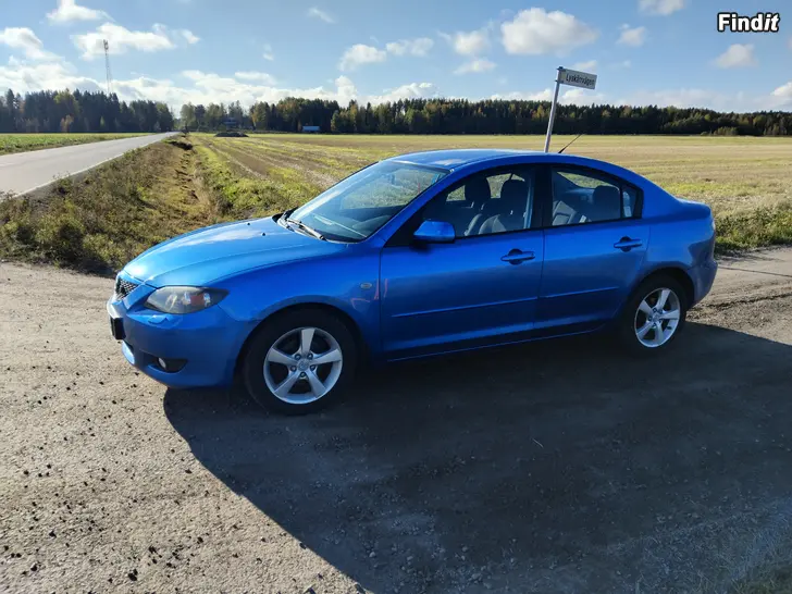 Myydään Mazda 3 1.6 bensa manuaali vm 2005