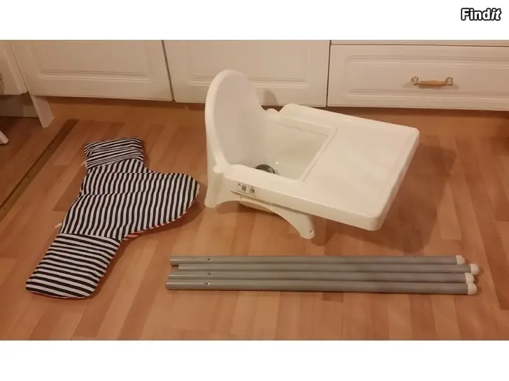 Säljes Ikea Antilop syöttötuoli, pöytälevy ja pehmuste  22e