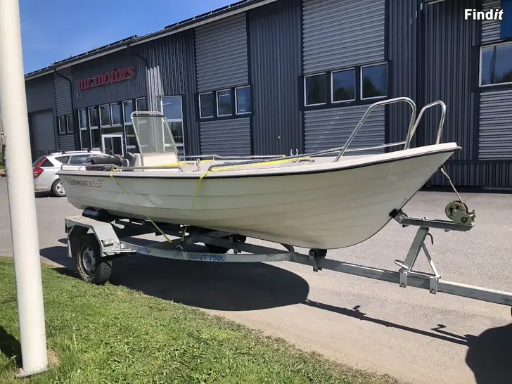 Myydään Rönnqvist 16 Freetime + Yamaha 20hp + trailer