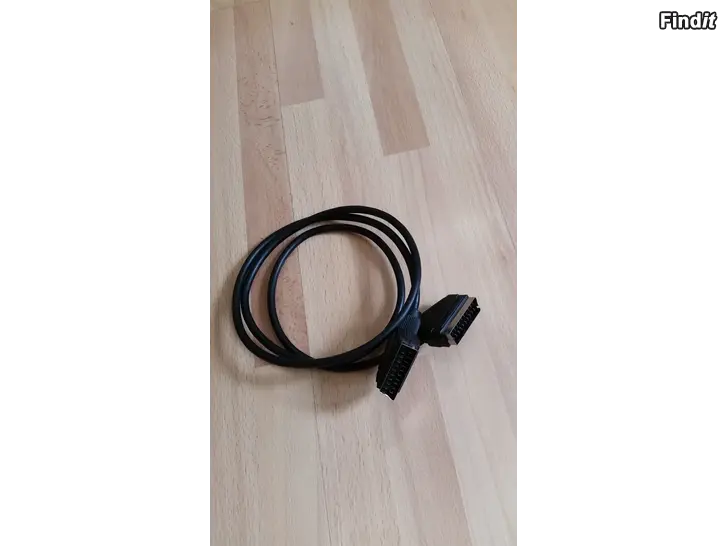 Myydään SCART kaapeli 1.5m musta 2e