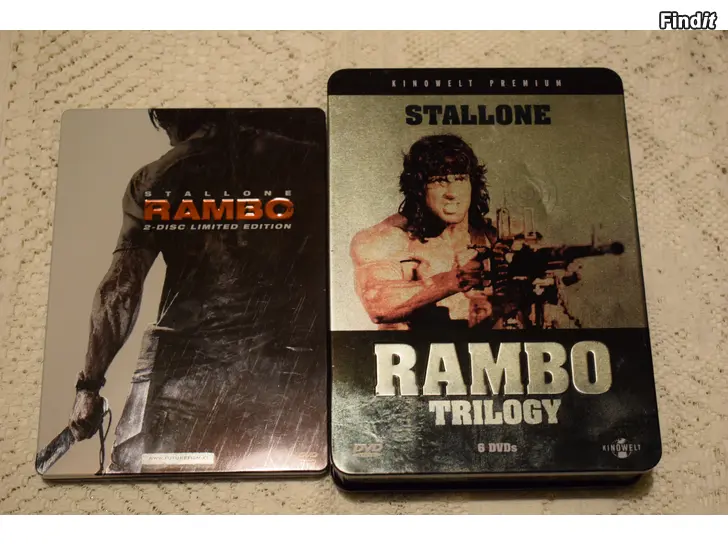 Säljes rambo trilogy blu ray